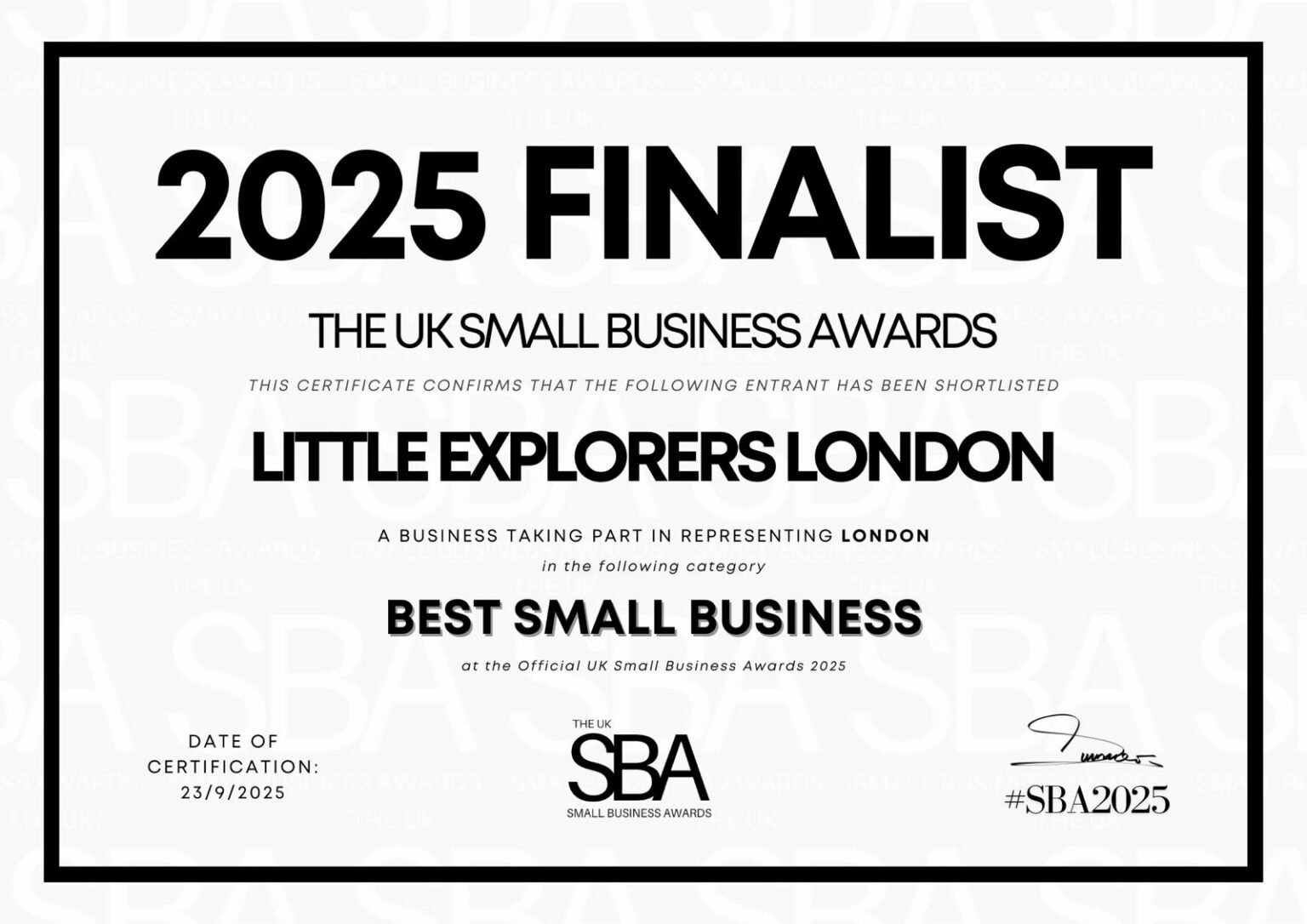 Little Explorers London